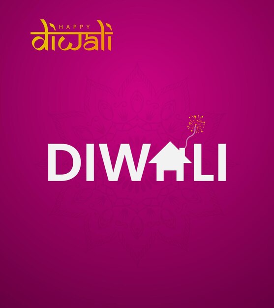 Happy Diwali Indian festival camera lances with Diwali fire lamp Diwali creative design