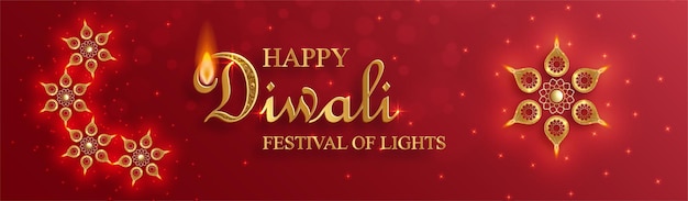 Счастливая векторная иллюстрация Дивали Праздничная открытка Дивали и Дивали Индийский фестиваль огней на цветном фоне