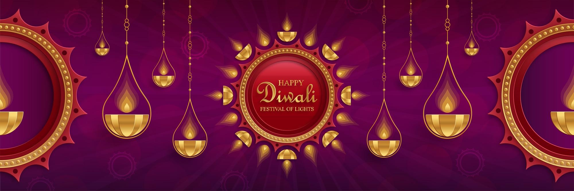 Premium Vector | Happy diwali vector illustration festive diwali ...