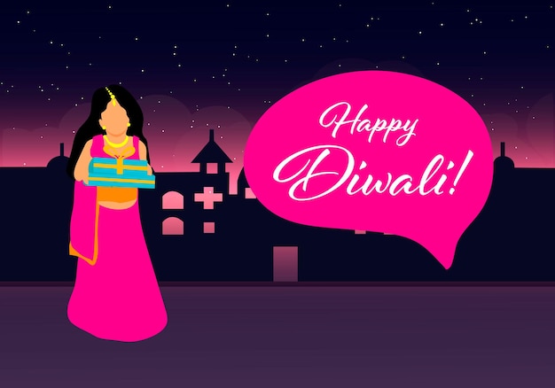 Happy DiwaliHappy Diwali Traditional Indian Festival