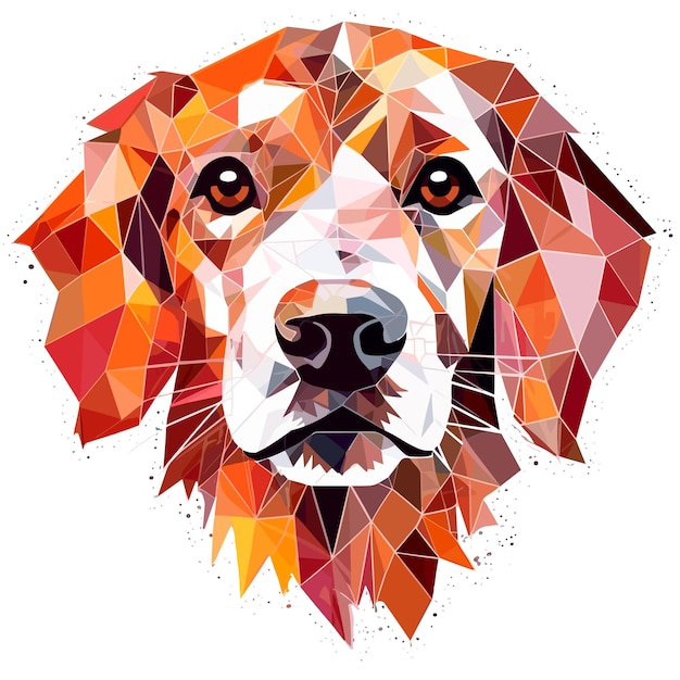 happy dog turns into thor watercolor Vector illustration