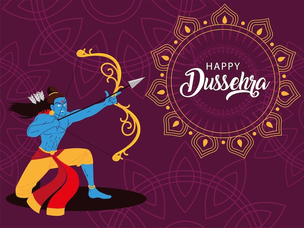 Happy dussehra card