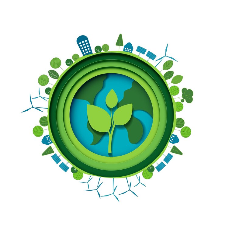 Vector happy earth day earth day 22 april with the globe and world map for saving environment save clean green planet ecology concept card for world earth day vector design