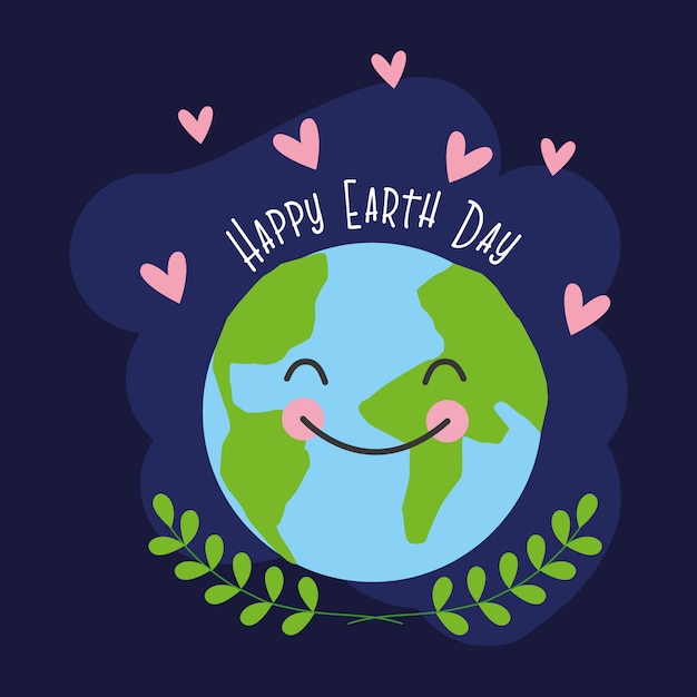 Happy earth day-kaart