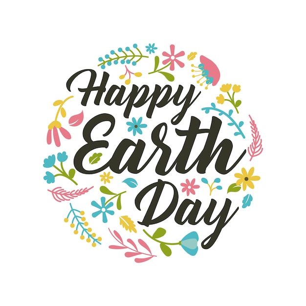 Happy earthday greeting