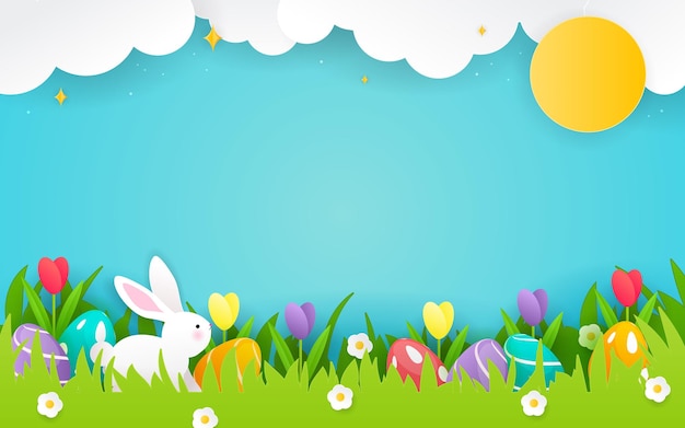 Happy Easter Background Vector illustration