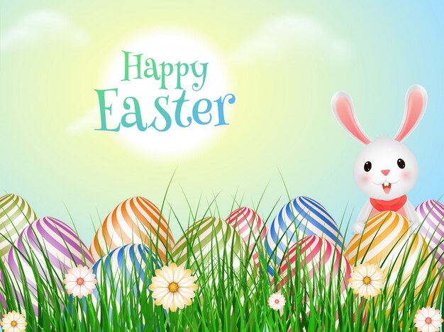 Happy Easter Background.