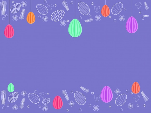 Happy easter background.