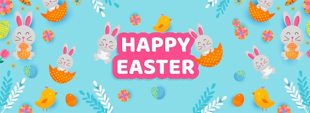 happy easter banner