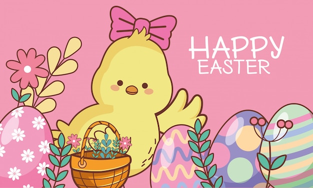 Happy easter banner