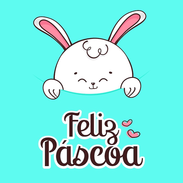 Felice uova e orecchie di coniglio di pasqua collezione di cartoni animati vector