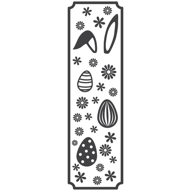 Vector happy easter candle design