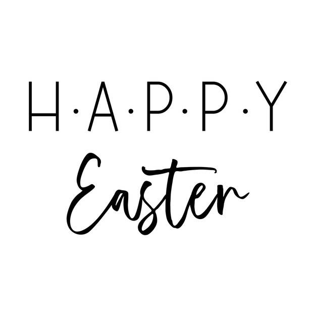 Happy Easter card vector illustration