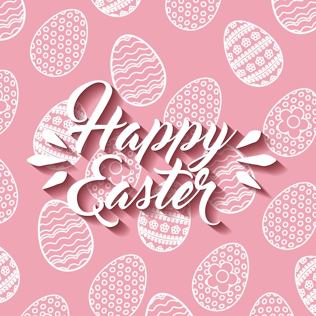 Happy easter card