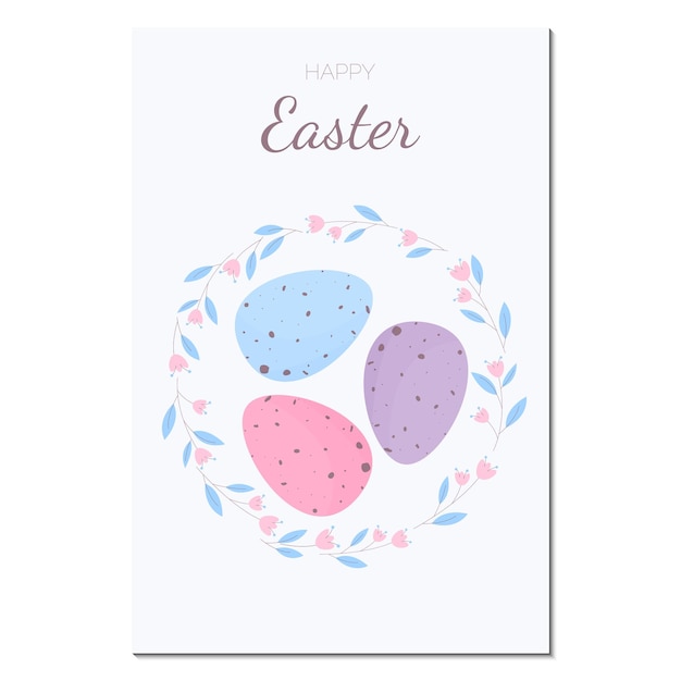 Happy easter card