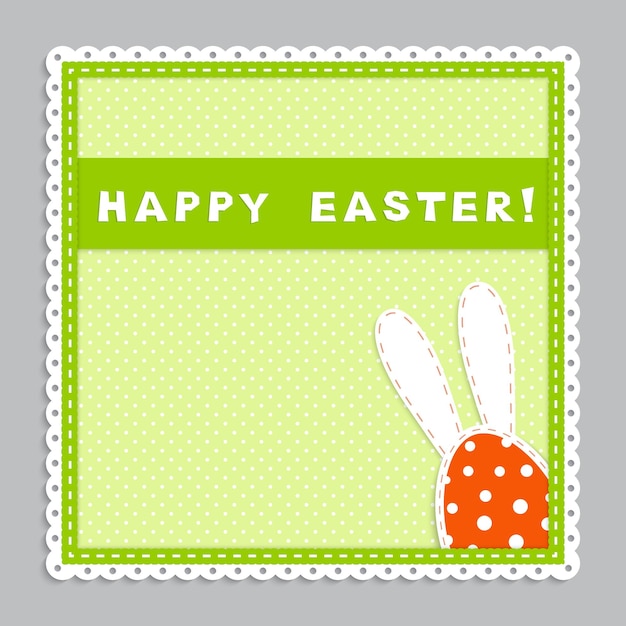 Vector happy easter card