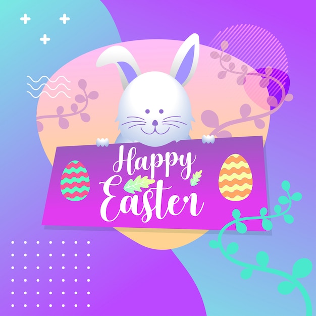 Vector happy easter cards