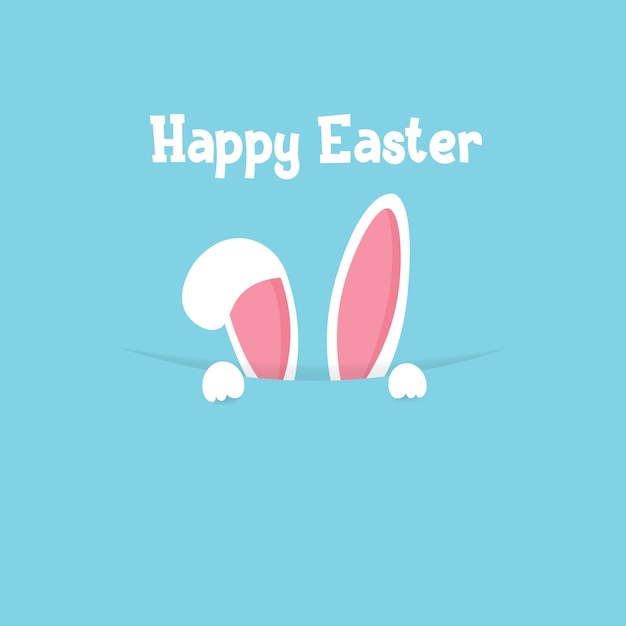 Vector happy easter celebration concept