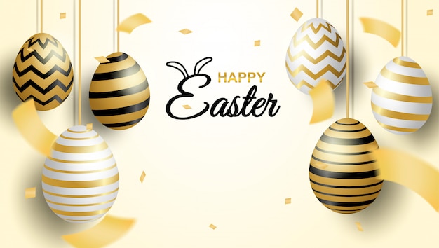 Happy easter celebration