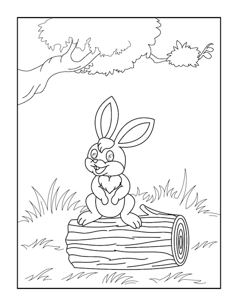 Happy Easter Coloring Page for kids Книжка-раскраска для отдыха и медитации