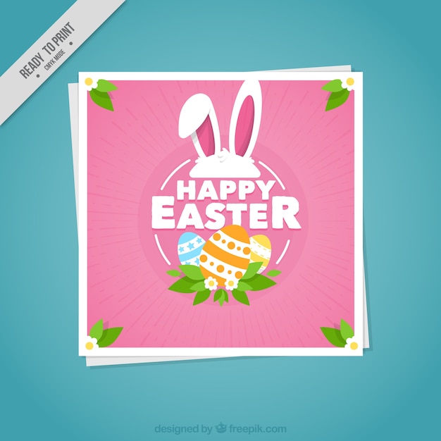 Happy easter cute cards