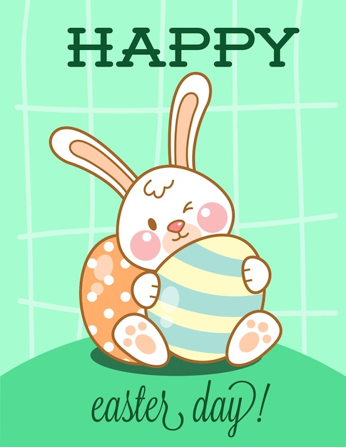 Vector happy easter day 4