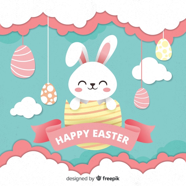 Happy easter day background