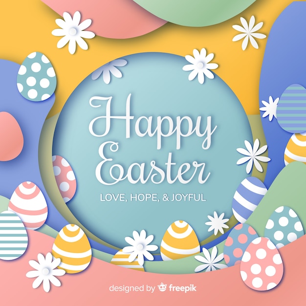 Happy easter day background