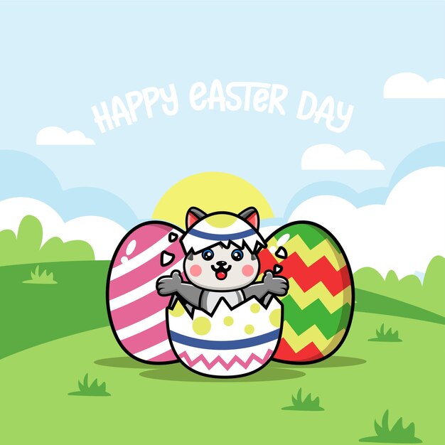 Happy Easter Day Background