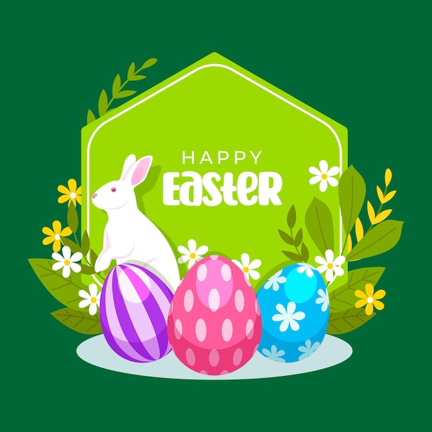 Happy easter day banner and Poster Design