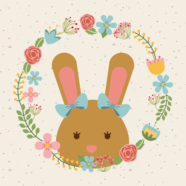 Happy easter day design