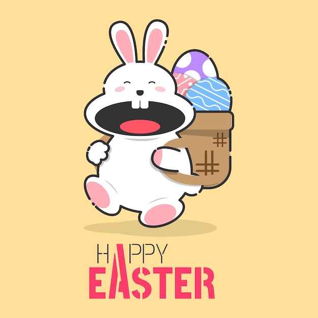 Happy Easter Day greeting card