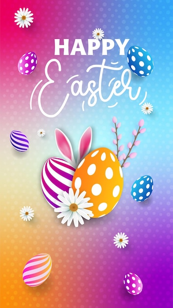 Happy Easter Day Social Media Post