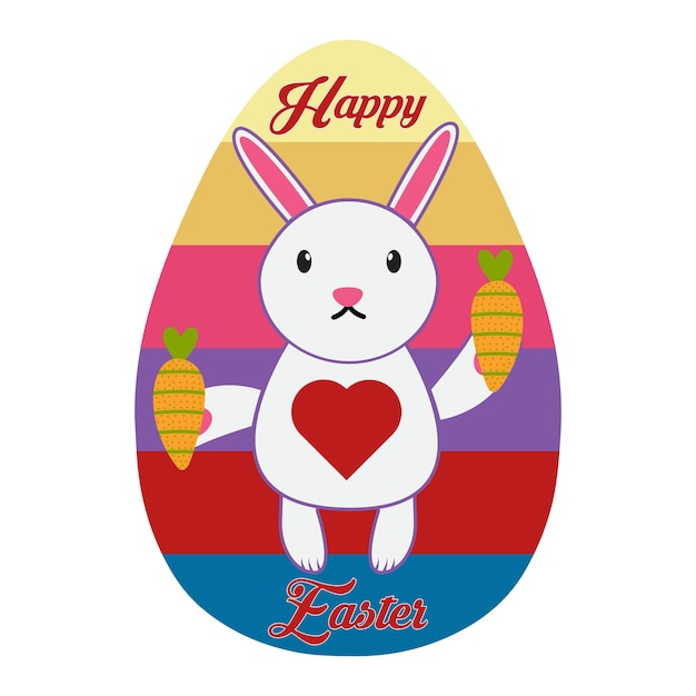 Happy Easter Day T-shirt ontwerp vectorillustratie