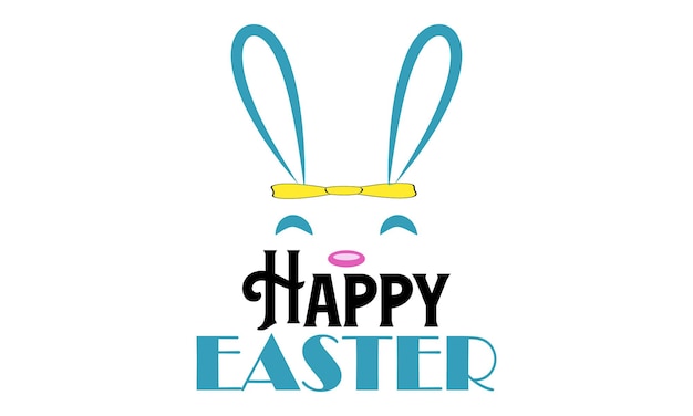 Happy Easter Day typografie t-shirt design. Pasen dag motiverende typografie t-shirt Creative Kids