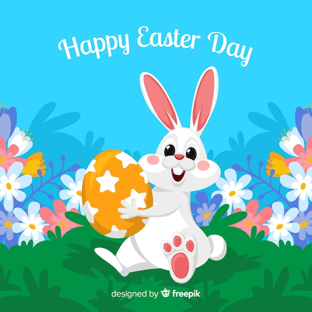 Premium Vector | Happy easter day