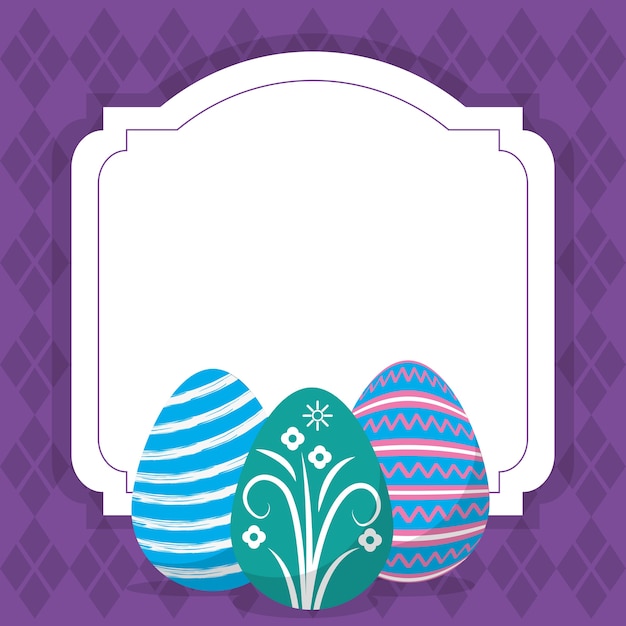 Happy easter design