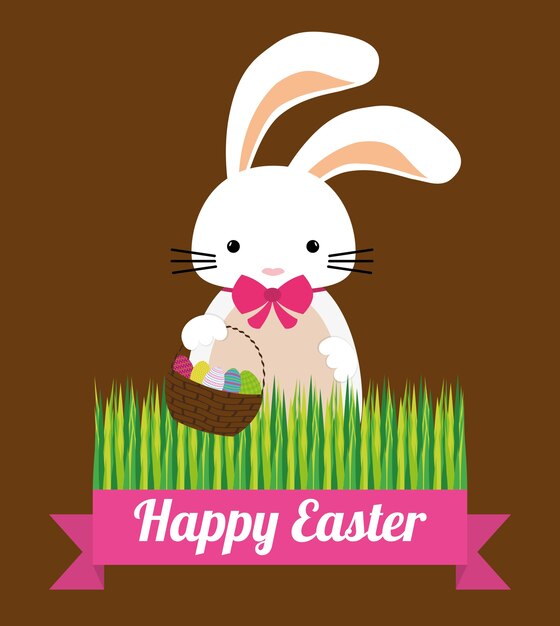 Vector happy easter design