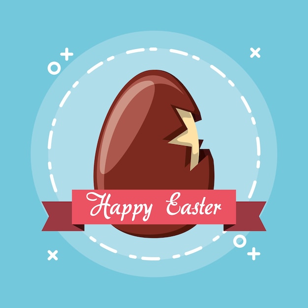 Happy easter design