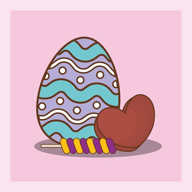 Happy easter design