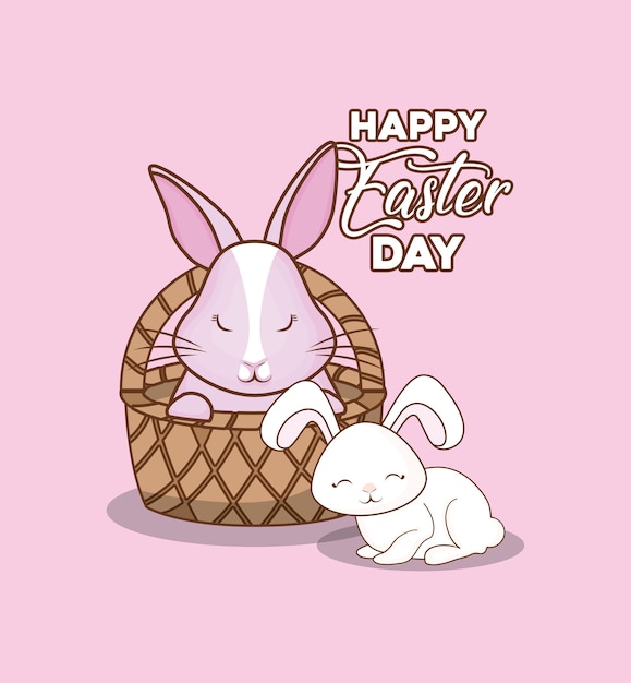 Happy easter design