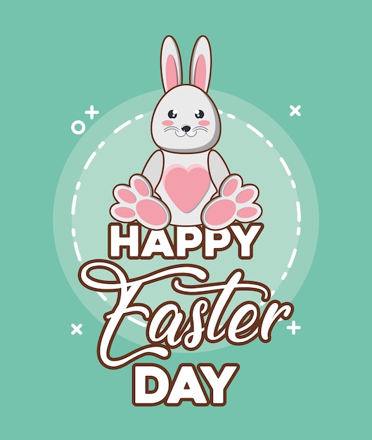 Happy easter design