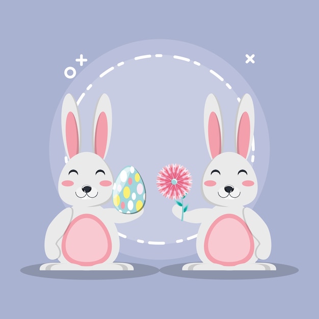 Happy easter design