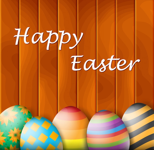 Happy easter egg background template