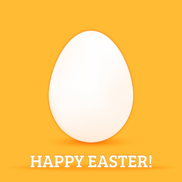 Happy easter egg card