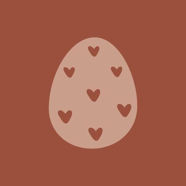 Illustrazione felice dell'uovo di pasqua