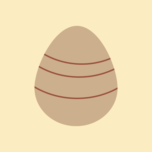 Vector happy easter egg illustration