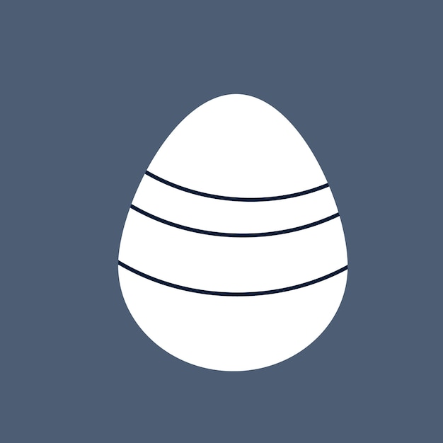 Vector happy easter egg illustration