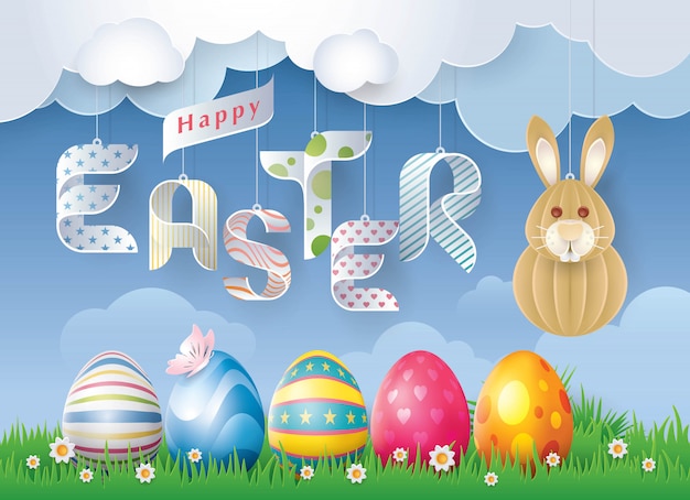 Happy Easter Greeting Card