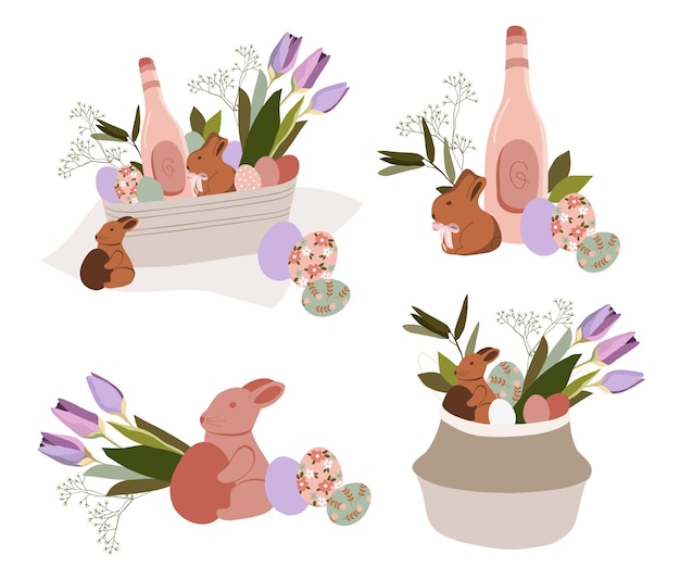 Buona pasqua illustrazione.